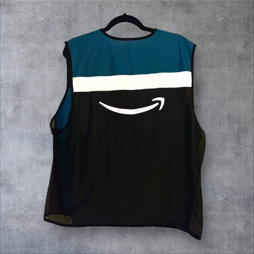 Amazon Blue Reflective Vest - Picture 3 of 4